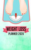 Weight Loss Planner 2020: Food & Fitness Journal - Exercise Journal for Diet Plans with Meal & Activity Agenda - Gift for Women (Scale)