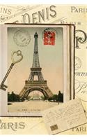 Paris Notebook: Blank (unlined) Lined Journal, 120 Pages, 6 x 9, present for men, Soft Cover (paris), Matte Finish