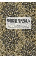 Wochenplaner: Mandala 52 +1 Wochenkalender I Undatiert I DIN A5 I 120 Seiten I Notizbuch I Journal I Adressen I Kontakte I Kalender I Jahreskalender