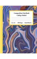Composition Notebook College Ruled Lined Sheets