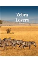 Zebra Lovers 100 page Journal: Large notebook journal with 3 yearly calendar pages for 2019, 2020 and 2021 Makes an excellent gift idea for birthdays or any special occasion