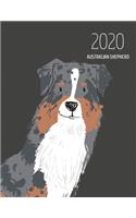 2020 Australian Shepherd: Dated Weekly Planner With To Do Notes & Dog Quotes - Australian Shepherd Blue Merle(3 Awesome Calendar Planners for Dog Owners Dark)