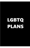 2020 Weekly Planner LGBTQ Plans Black White 134 Pages