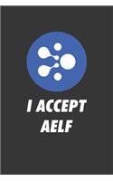 I Accept Aelf Notebook