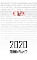 Notarin - 2020 Terminplaner: Kalender und Organisator für Notarin. Terminkalender, Taschenkalender, Wochenplaner, Jahresplaner, Kalender 2019 - 2020 zum Planen und Organisieren