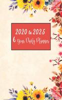 6 Year Daily Planner 2020 To 2025
