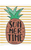 Summertime: Mid 2018-2019 Planner - 150-Page Academic Monthly Weekly Daily Planner - 8.5 X 11 Inch Organizer with Notes + Yearly Overview(Daily Planners)
