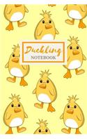 Duckling Notebook - Cute Gift Journal for Girls: Back to School Notebook for Kids, College-Ruled 120-page Blank Lined 6 x 9 in (15.2 x 22.9 cm)