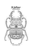 Käfer-Malbuch für Erwachsene 1: (1 Käfer)