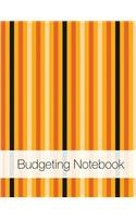 Budgeting Notebook: Orange Stripe Design Money Management with Calendar 2018-2019(23 Monthly Budget Planner and Bill Tracker)