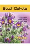 South Dakota Real Estate Open House Guest Book: Spaces for Guests