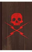 Skull and Bolts Vintage Journal Notebook