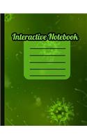 Interactive Notebook: Inb Template Composition Book: Table of Contents, Numbered Pages, Sketch Paper (Left Output), Wide Ruled Paper (Right Input) and Glossary 8.5 X 11 S