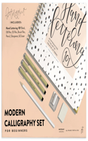 Modern Calligraphy Kit for Beginners: A Creative Craft Kit for Adults Featuring Hand Lettering 101 Book, Brush Pens, Calligraphy Pens, and More