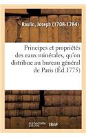 Exposition Succincte Des Principes Et Des Propriétés Des Eaux Minérales