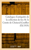 Catalogue d'antiquités égyptiennes, grecques, romaines et celtiques, copies d'antiquités