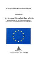Literatur und Herrschaftsbewusstsein