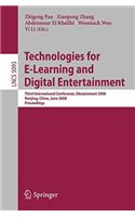 Technologies for E-Learning and Digital Entertainment