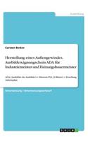 Herstellung eines Außengewindes. Ausbildereignungschein ADA für Industriemeister und Heizungsbauermeister