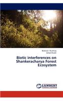 Biotic interferences on Shankeracharya Forest Ecosystem