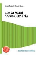 List of Mesh Codes (D12.776)