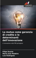 mutua come garanzia di credito e le determinanti dell'innovazione