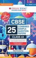 Oswaal Cbse 25 Combined Sample Question Papers Class 10 Books