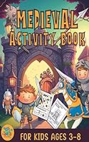 Medieval activity book for kids ages 3-8