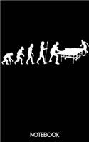 Evolution of Man Notebook (100 pages): Ping pong Notebook (100 pages)