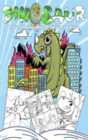 Dinosaur Activity Book And Coloring for Kids