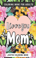 I Love You Mom Coloring Book