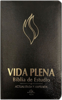 Rvr 1960 Vida Plena Biblia de Estudio - Símil Piel Negro Con Índice / Fire Bible Black Bonded Leather with Index: Reina Valera 1960