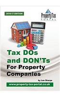 Tax DOS and Don'ts for Property Companies