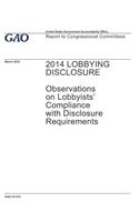 2014 Lobbying Disclosure