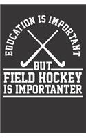 Field Hockey Player Notebook Journal
