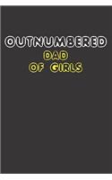 Dad Daughter Outnumbered Notebook Journal