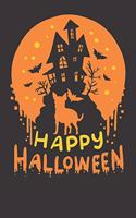 Notebook 6x9 Dot Grid: Chichiuaua Dog Happy Halloween Gift