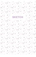 Sketch: 110-Page 6"x9" Sketchbook for Art, Doodling, and Drawing - A Kawaii Unicorn, Cupcakes and Doodle Rainbows Notebook for Little Girls, Teens and Tween