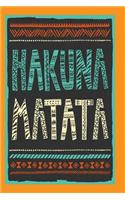 Hakuna Matata - 2019 & 2020 Mid Year Academic Journal With Mind Maps, Budget Planner, Goal Setting & Inspirational Quotes