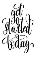 Get Started Today: 6x9 College Ruled Line Paper 150 Pages