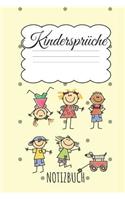 Kindersprüche Notizbuch
