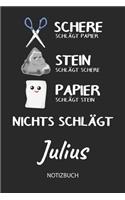 Nichts schlägt - Julius - Notizbuch