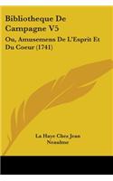 Bibliotheque De Campagne V5