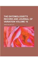 The Entomologist's Record and Journal of Variation Volume 16