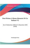 Don Pirlone a Roma Memorie Di Un Italiano V2