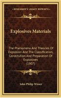 Explosives Materials