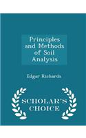 Principles and Methods of Soil Analysis - Scholar's Choice Edition