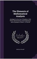 Elements of Mathematical Analysis