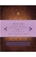 HCSB Study Bible, Mulberry Leathertouch