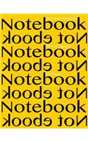 Dot Grid Notebook 1/8 Inch Squares 160 pages: Notebook Not Ebook with yellow cover, 8.5"x11" 1/8 inch dot grid graph paper, perfect bound, ideal for structuring sketches
